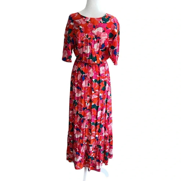 Abel the label ATL Anthropologie floral high-low Dress - Picture 12 of 15